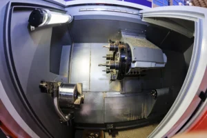 Industrial Lathe Tool And LatheMachine In Progress