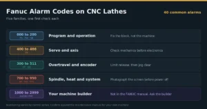 Fanuc Alarm Codes Family Map